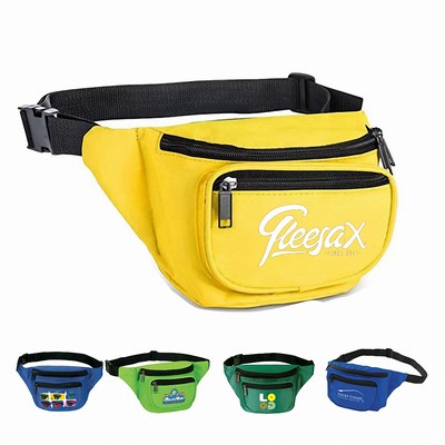 2 Zipper Pockets Outdoor Fanny Pack