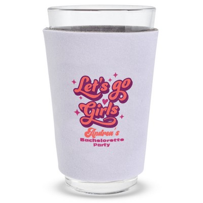 Full Color Foam Pint Glass Sleeves
