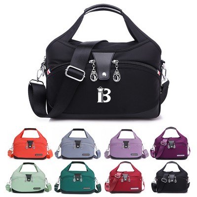 Casual And Versatile Oxford Cloth Handbag Crossbody Bag