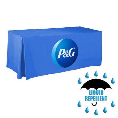 5' Custom Printed Liquid Repellent Fitted Table Cover - All Over Print