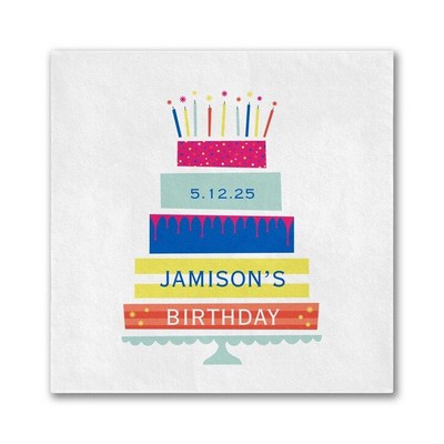 Birthday Extravagance Beverage Ooh La Color® Napkin