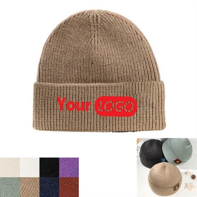 Adult Knitted Beanie Hat