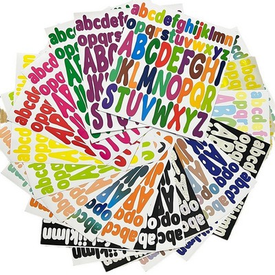Colorful Letter Stickers