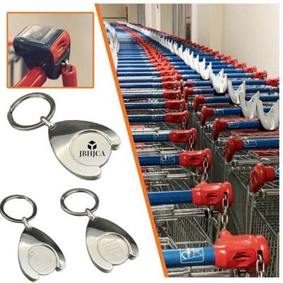Trolley Cart Tokens Keychain