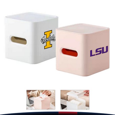 Square Desktop Tissue Box