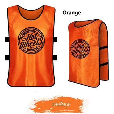 Training Vests Team Practice Bibs Pinnies Jerseys Uniform