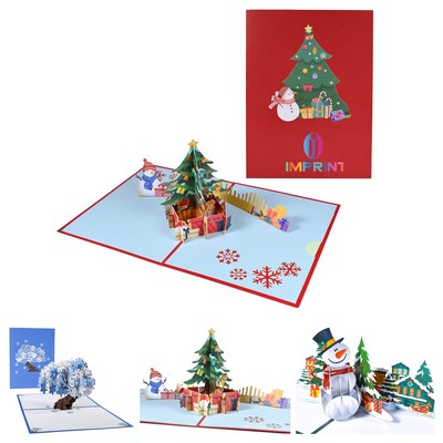 8 x 6 Inch 3D Holiday Cards