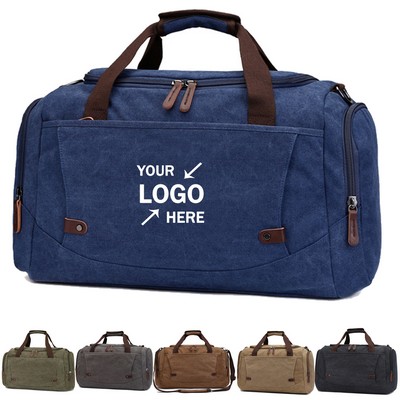 Overnight Canvas Travel Duffel Bag
