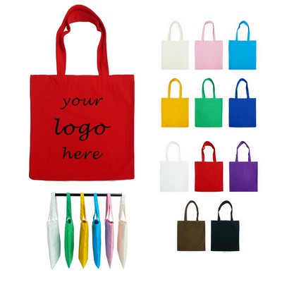 Custom 6oz Cotton Woven Cloth Tote Bag