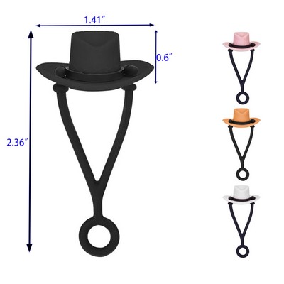 Water Bottles Cowboy Hat Straw Topper