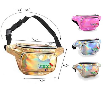 Waist Bag with Multi Pockets Adjustable Belts