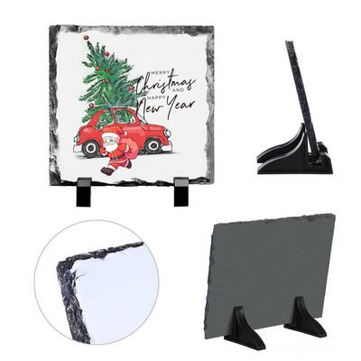 6" x 6" Sublimated Photo Slate