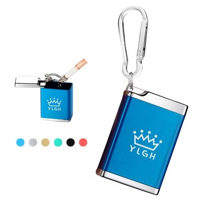 Portable Alloy Ashtray With Carabiner