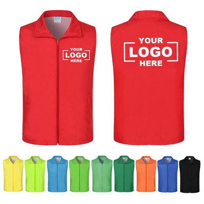 High - Visibility Activity Event Volunteer Vest for Enhanced Safety.