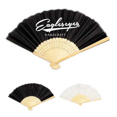 Bamboo Handheld Fan