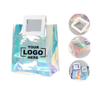 Clear Holographic PVC Tote.