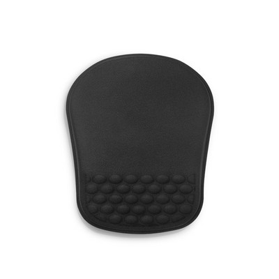 Non Slip PU Base Mouse Pad With Silicone Infill Wrist Rest For Work or Study