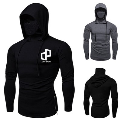 Men'S Pullover Drawstring Hoodie