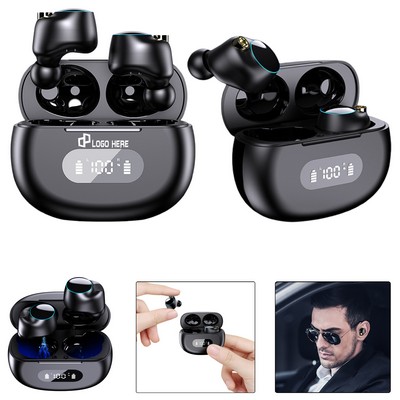 Stereo Surround Bluetooth Earbuds W/ Led Digital Display
