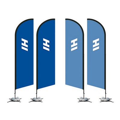 Custom Feather Flag Banner for Business Advertisement