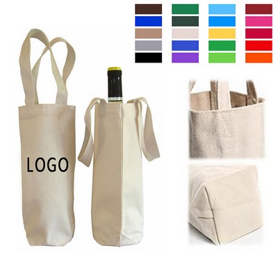 Polyester Cotton Blend Wine Bag