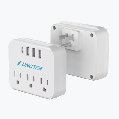 Multi 7 IN 1 USB Wall Outlet Extender