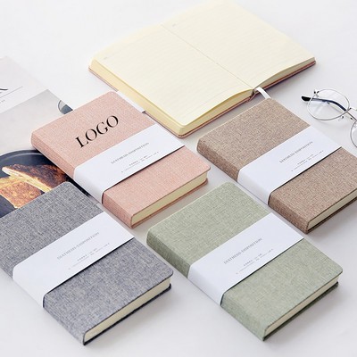 Academic Diary With Fabric Linen Cover