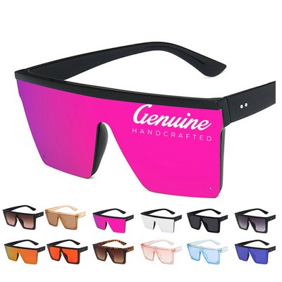 Flat Top Square Sunglasses