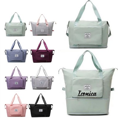 Foldable Carry On Tote Bag