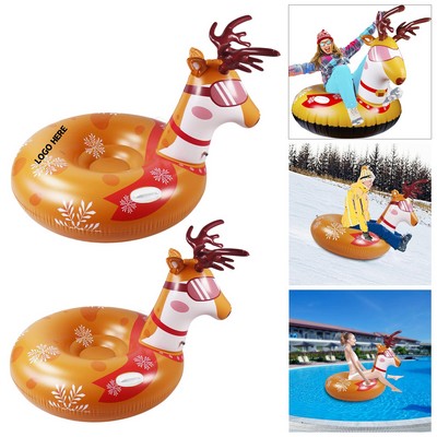 Inflatable Snow Winter Fun Sled