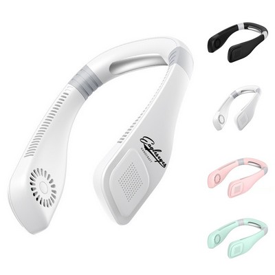Portable Bladeless Hanging Neck Fan with Mobile Air Conditioner Coller