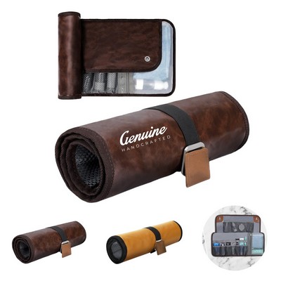 Waterproof Roll-Up Travel Toiletry Bag