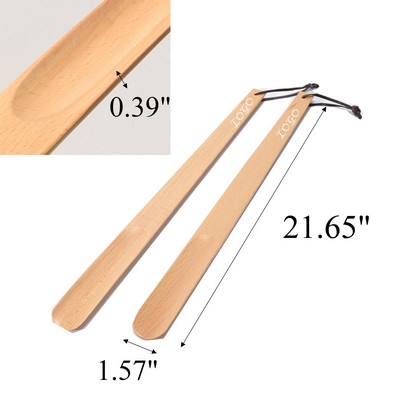 Shoe Horn in Beech Wood Varnish