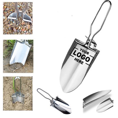 Stainless Steel Folding Garden Shovel.