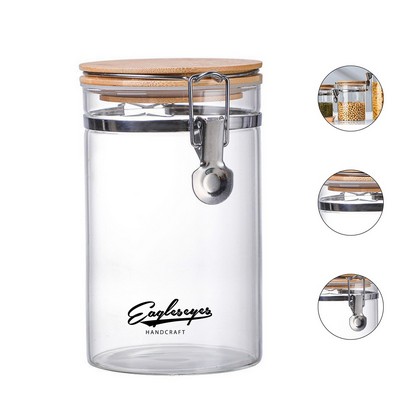 Glass Jar with Lock Lid