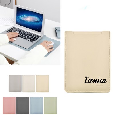12-13" PU Leather Laptop Sleeve