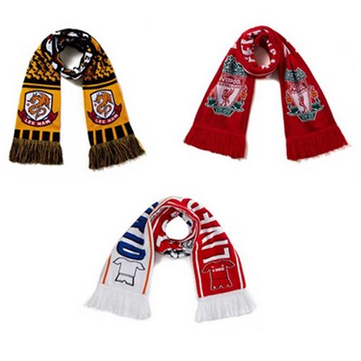 60" x 8" Woven Scarf With Fringe