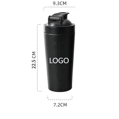 750ml Stainless Steel Shaker W/ Leakproof Lid