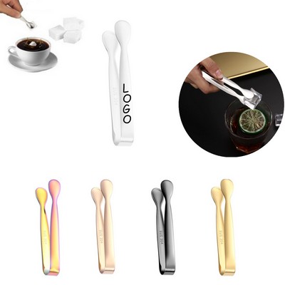 Stainless Steel Ice Tongs Mini Serving Sugar Tongs