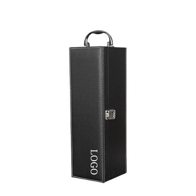 Single Wine Gift Box W/ Carry Handle
