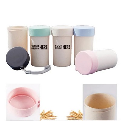 Wheat Straw Water Bottle Portable Cup