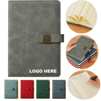 Promotional A5 Daily Planner Travel Journal Leather Notebook for Office School