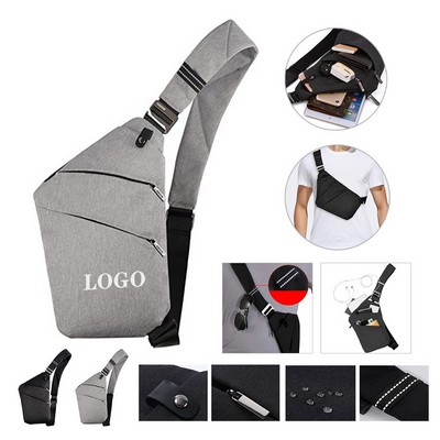 Single Shoulder Chest Crossbody Bag