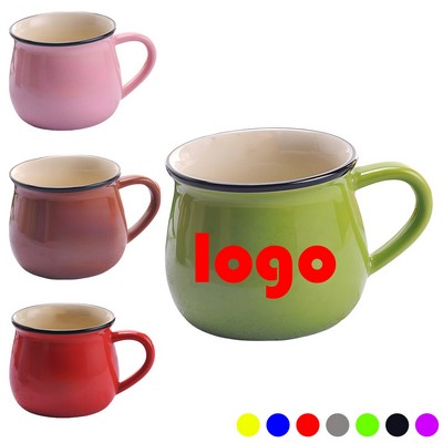 Ceramic Big Belly Coffee Mug