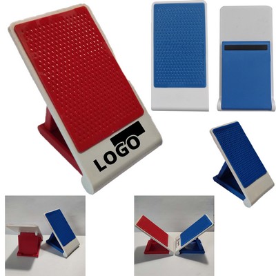 Angle Height Adjustable Cell Phone Holder with Silicon Pad