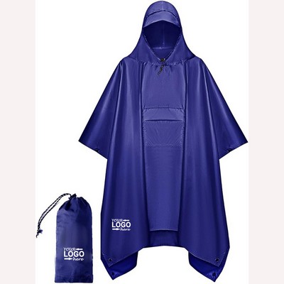 Hooded Rain Poncho
