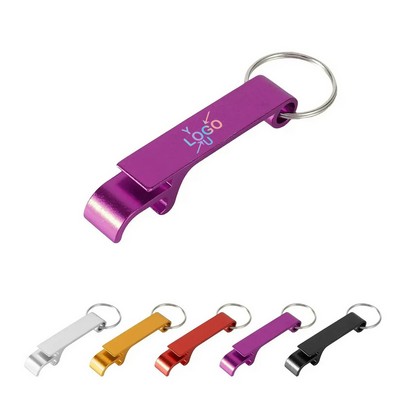 Compact Aluminum Beer Keychain Opener
