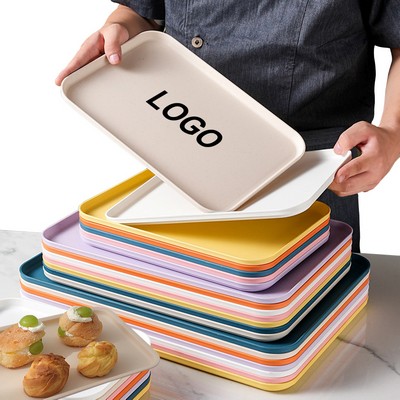 Custom Eco Friendly Food Grade Wheat Straw Trays
