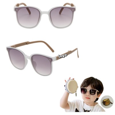 Foldable Kids Sunglasses with UV Protection