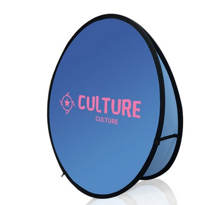Outdoor Round Circular Pop Up Banner